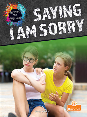 cover image of Saying I Am Sorry